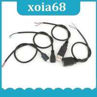 xoia68 Shop 0.3M USB 2.0 Type A Male female 2Pin 4pin micro USB repair welding Cable Power charging Supply Adapter DIY Connector 2 4 core