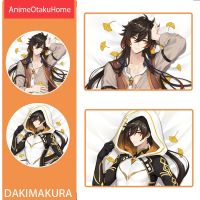 Anime Genshin Impact Morax Baal Raiden Shogun โยนหมอน Otaku Bedding Dakimakura ปลอกหมอน