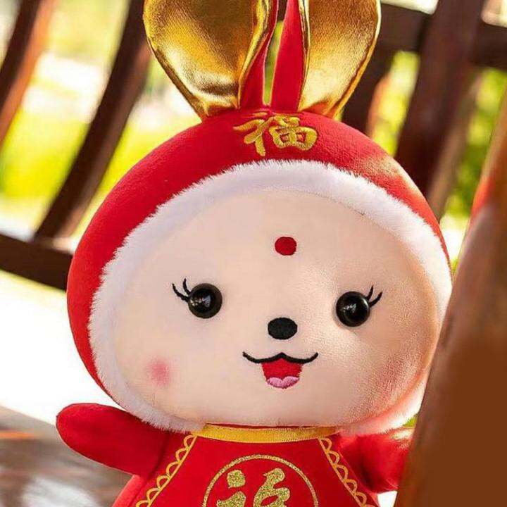 2023-chinese-new-year-rabbit-stuffed-doll-cute-furry-tang-suit-bunny-chinese-style-cozy-plush-toy-bunny-pillow-toy-for-2023-new-year-spring-festival-proficient