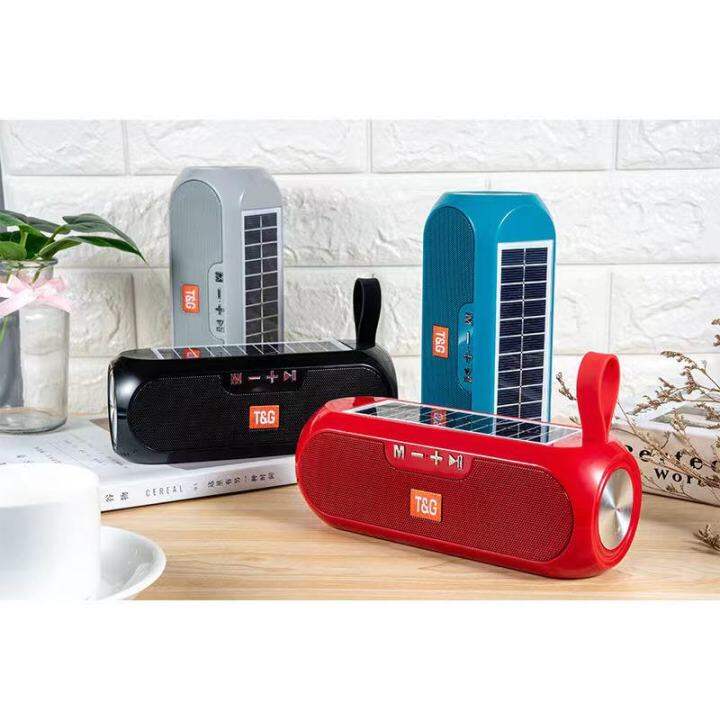 รุ่นใหม่-hot-ของแท้-ลำโพงบลูทูธ-tg182ลำโพง-wireless-speaker-พร้อมแผงโซลาร์เซล