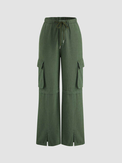Cider Solid Denim Pocket Cargo Pants Lazada PH