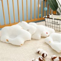 ZZOOI Muslin Cotton Super Soft Embroidery Breathable White Newborn Pillow Baby Pillows Child Breathable Cushions Toddler Crib Beddings