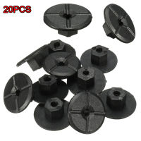 20Pcs 4Mm พลาสติก Fastener Nut สำหรับ Benz Fender Mud Flap Splash Guard ล้อ Arch กันชนแผง Retainer คลิป Rivet