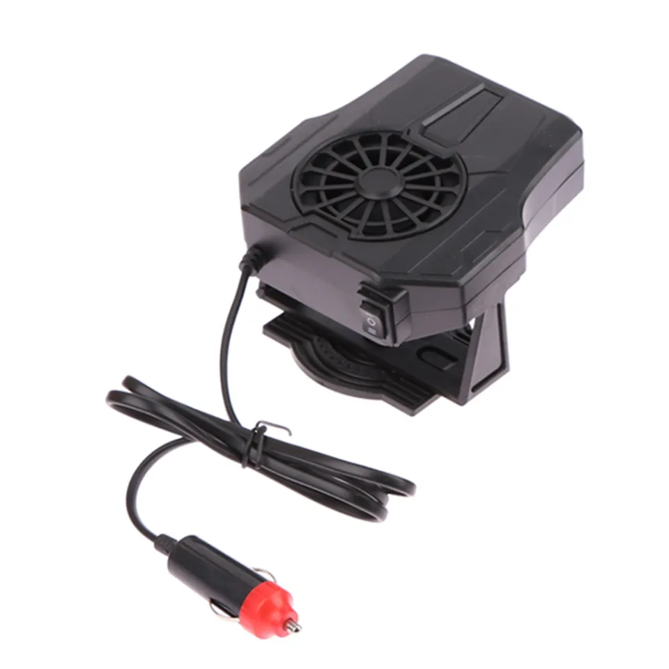 1 Set Car Heater 12V 120W Portable Car Windshield Defroster Demister Black