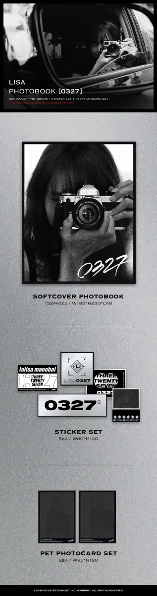 Blackpink Lisa Photobook 0327 Limited Edition | Lazada