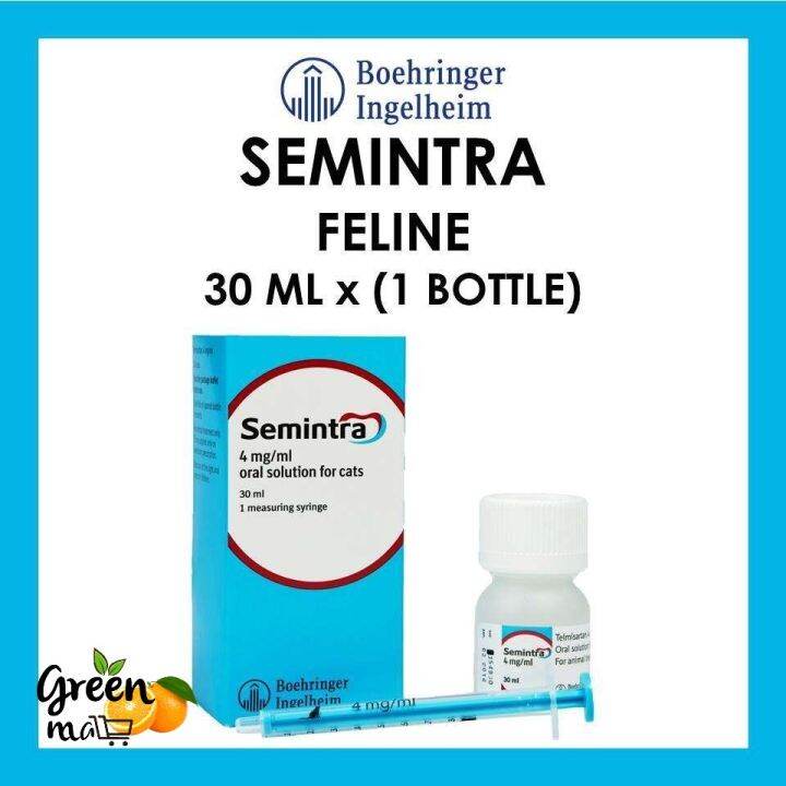 SEMINTRA 4mg/ml oral solution for cats 30ml treat hypertension & kidney disease Lazada