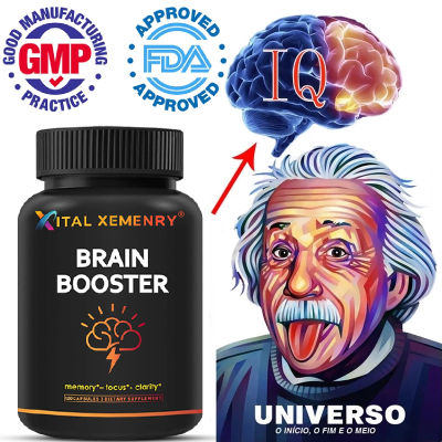 [ ของแท้!!! นำเข้าจากต่างประเทศ ] Xemenry Brain Booster, อาหารเสริม Nootropic Brain สำหรับความคมชัดของจิต, โฟกัส, หน่วยความจำ & สุขภาพความรู้ความเข้าใจ, 120 แคปซูล, อุปทาน 2 เดือน ( ระวังของปลอม!! ) ราคา ถูก / ส่ง