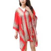 FN946N Women Shawl Cashew Print Beads Ladies Loose-fitting Sexy Cover Up for Vacation