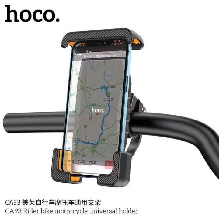 ที่ยึดมือถือ-มอร์ไซด์-hoco-ca93-ตัวยึดโทรศัพท์สำหรับจักรยานและมอเตอร์ไซค์แบบแฮนเซ็ต-ของแท้-100
