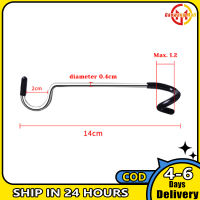 ตะขอแขวนเสาแบบตะขอตะเกียงตั้งแคมป์อเนกประสงค์แบบตัว S ติดไม้เท้าน้ำหนักเบาสำหรับลานบ้าน