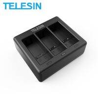 TELESIN 3-Slot Battery Charger for GoPro Hero 9 Black Action Camera Accessories