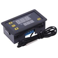 【LZ】⊕✹  W3230 sonda linha 20a controle de temperatura digital display led termostato com instrumento controle de calor/refrigeração 12v 24v AC110-220V