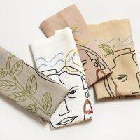 FACE EMBROIDERY NAPKIN SET - MIXED