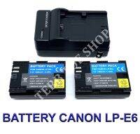 LP-E6  LPE6  LP-E6N  LPE6N แบตเตอรี่  แท่นชาร์จ  แบตเตอรี่พร้อมแท่นชาร์จสำหรับกล้องแคนนอน Battery  Charger  Battery and Charger For Canon EOS 5D,6D,7D,60D,70D,80D,90D,EOS R BY TERB TOE SHOP