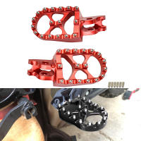 รถจักรยานยนต์ CNC หมุดเท้าวางเหยียบ Footpegs สำหรับ HONDA CR CRF 150R 250R 250X 450R 125R 450RX 250F 450L MX Dirt Bike