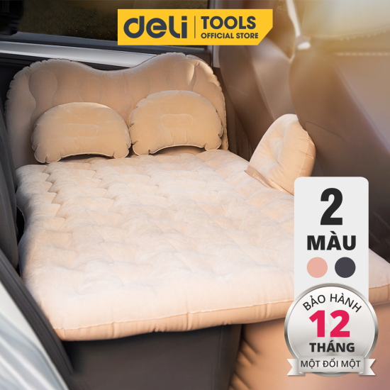 Đệm bơm hơi ô tô deli cao cấp chính hãng đem lại cảm giác thư giãn - ảnh sản phẩm 1