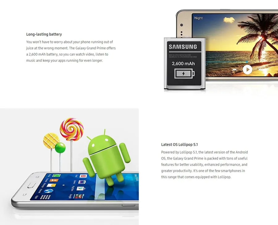 Unlocked Samsung Galaxy Grand Prime ...