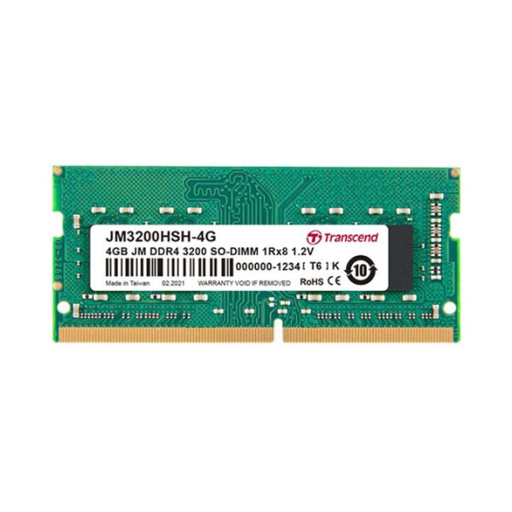 transcend-4gb-jm-series-ddr4-3200-so-dimm-1rx8-cl22-แรมสำหรับโน้ตบุ๊ค-ของแท้-ประกันสินค้า-lifetime-warranty