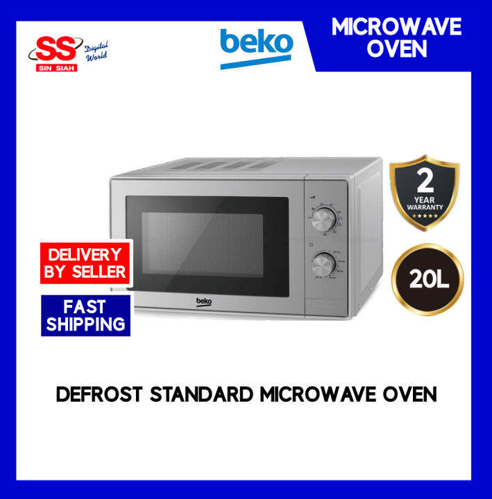 BEKO MOC20100S 20L Defrost Standard Microwave Oven | Lazada
