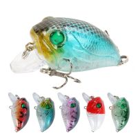 Luya Bait Fake Bait Rock Fat Man 4.5cm / 8g Mini Tilted Mouth White Bar Bass Bait Simulation Fishing Bait Fishing Tackle PescaLures Baits