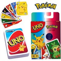 UNO FLIP! Board Game Anime Cartoon Pikachu Figure Pattern Entertainment uno Cards Games Gifts