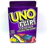 Mattel Games UNO FLIPไพ่อูโน่ กล่องม่วง เกมวงเหล้า การ์ดเกม อูโน่ ฟลิป  รุ่นGDR44 UNO FLIP CARD ไพ่อูโน่ กล่องม่วง เกมวงเหล้า TY719