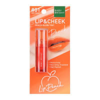 Baby Bright Lip &amp; Cheek Peach Glow Tint เบบี้ไบรท์ ลิปทิ้นท์พีช (2.4g.)
