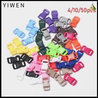 YIWEN 4/10/50pcs พลาสติก 3/8andquot; 10mm โค้ง เครื่องมือกลางแจ้งสายรัด หัวเข็มขัดด้านข้าง สายคล้องคอสุนัข อะไหล่กระเป๋าค่าย