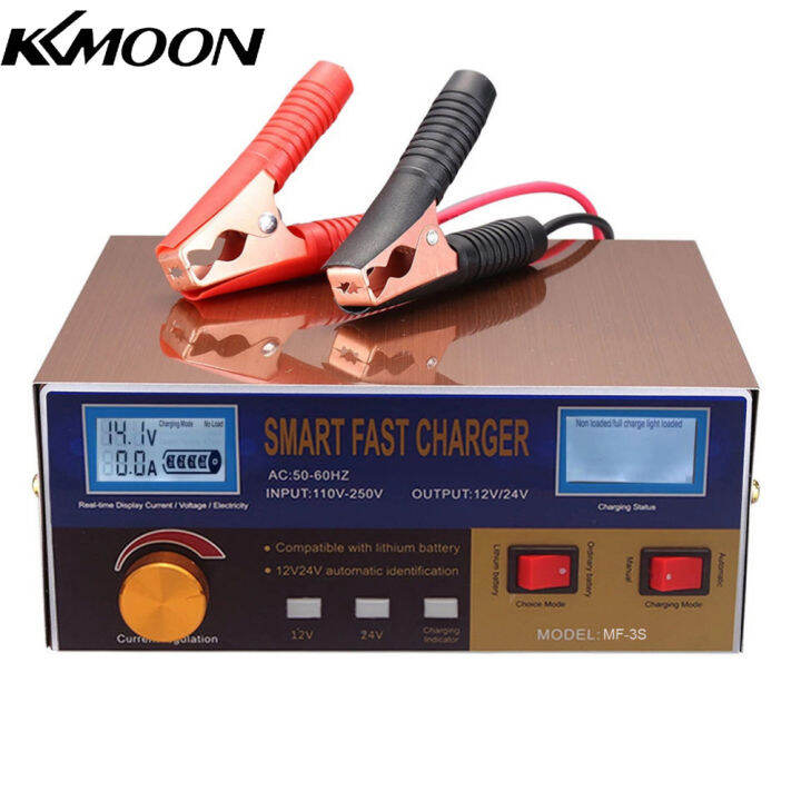 kkmoon-เครื่องชาร์จ-ba-ttery-อัตโนมัติอัจฉริยะ12v-24v-เครื่องชาร์จแบตเตอรีซ่อมชีพจรพร้อมจอแสดงผลดิจิตอลสำหรับรถยนต์รถจักรยานยนต์แบตเตอรีลิเธียมค้างคาว