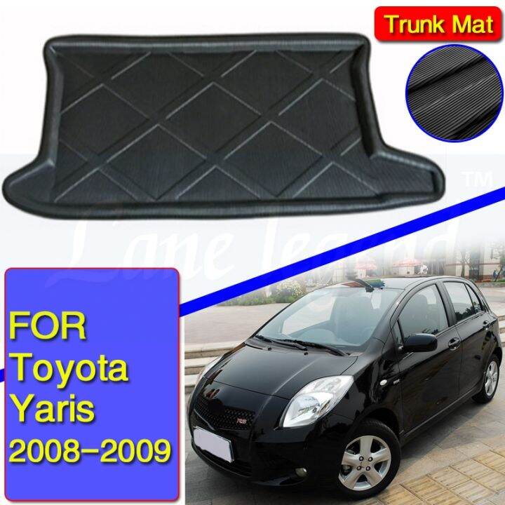 For Toyota Yaris 2008 2009 Car Accessories Trunk Mat Tail Tray Boot