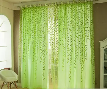 Tropical Green Plant Palm Leaf Bathroom Shower Curtains Summer