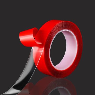 ♧♣ 300cm Double Sided Adhesive Super Strong Transparent Acrylic Foam Adhesive Tape 6mm 8mm 10mm 12mm 15mm 20mm No Traces Sticker