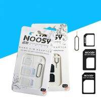 4 in 1 Noosy Nano Sim Card Adapter Micro Sim Cards Adapter Standard SIM Card Adapter for IPhone