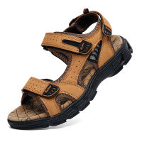 Skidproof Summer Beach Sandals High Quality Casual Beach Sneakers Genuine Leather Men Sandals