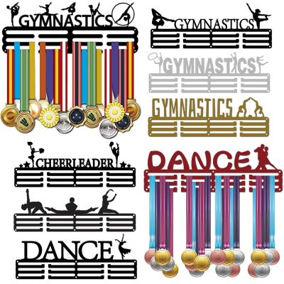 【CW】┇  Gymnastics Medal Display Hanger 5 Figure Holder Iron Medals Rack Wall Mounted Multiple