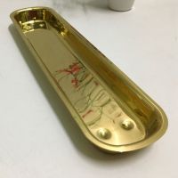 Brass Byfa F1226 ถาดน้ำชายาว ถาดชายาว ถาดชาไห้วเจ้า (เฉพาะถาด)