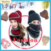 WENYOU Cold Protection Knitted s And Scarves Hat Scarf Set Snow Ski Cap Beanie Winter Warm