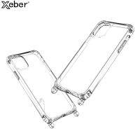 Transparent Cell With Metal iPhone 14 13 12 XR X XS 8 7 6 Four-Corner Airbag Soft Cover