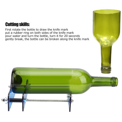 เครื่องตัด DIY เครื่องตัดขวดแก้ว เครื่องตัดขวดแก้ว สะดวก กระเบื้องเซรามิค ไม้สำหรับขวดไวน์ ขวดแก้ว