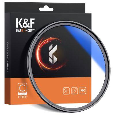 ดั้งเดิม! K &amp; F ฟิลเตอร์ติดหน้าเลนส์แบบ HD MC เคลือบหลายชั้นแบบบางเฉียบสำหรับเลนส์กล้องถ่ายรูป DSLR Canon Nikon Sony แนวคิด62มม./67มม./72มม./77มม./82มม.