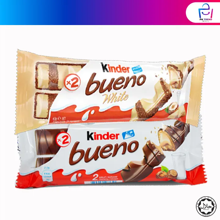 Kinder Bueno Chocolate Bar T2 39g/ 43g (Exp: White Chocolate - 21/02 ...