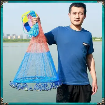 Fishing net 4.2M American Frisbee Manual Throwing Net, 420CM