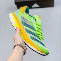 2023 New 【Original】 AD* Adiizer0- Adii0s- Pro 3 Breathable Shock Absorption Marath0n Running Shoes Platform Fashion Comfortable Leisure Sports Shoes Green