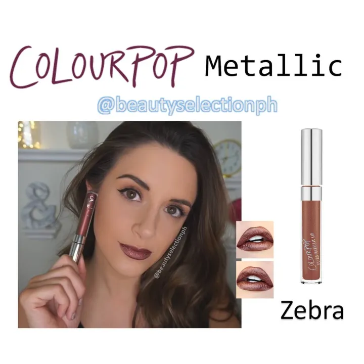 Colourpop ZEBRA Ultra Metallic Lipstick Lazada PH