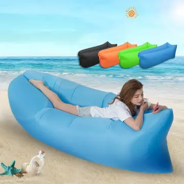 Shop Inflatable Wind Picnic Camping Lazy Sofa Air Bed Outdoor