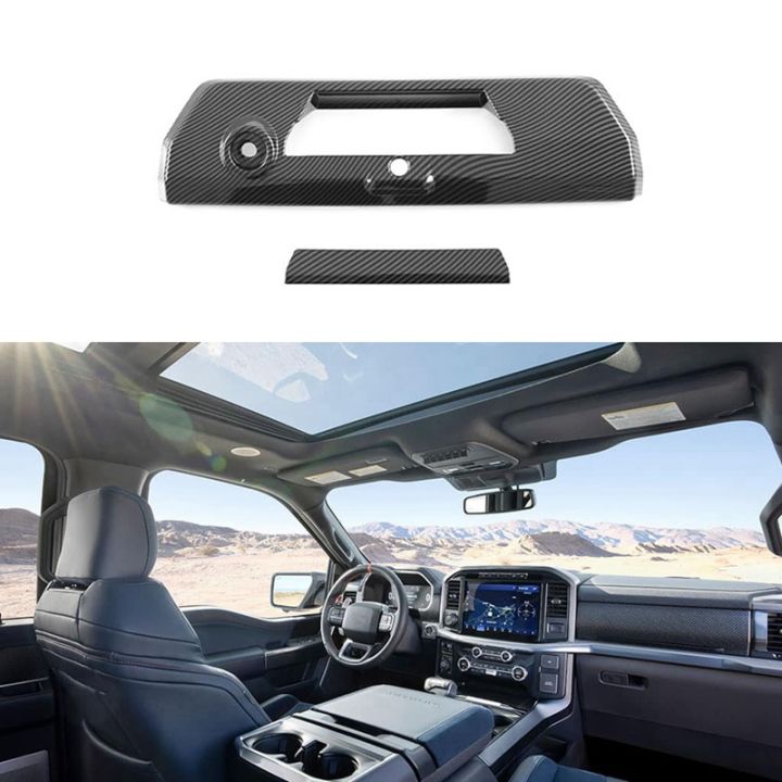 car-carbon-fiber-abs-rear-trunk-tailgate-door-grab-handle-bowl-cover-frame-trim-for-ford-f150-2022-2023