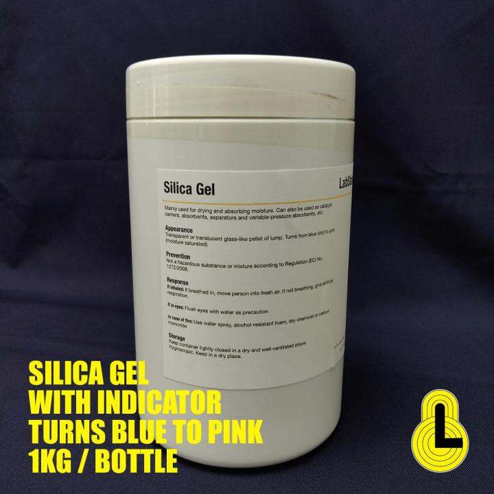 Silica Gel with indicator desiccant 1kg Lazada