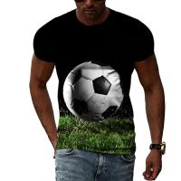 Summer Men New Print Football graphic t shirts Fashion Personality Casual Sports T-shirt Hip Hop short harajuku sleeve t-shirts