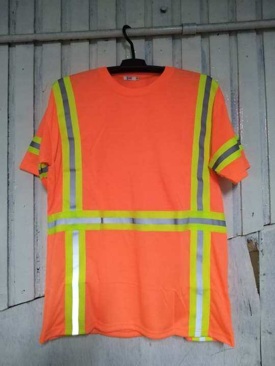 Safety Reflector Short Sleeves Shirt with Reflector for Construction