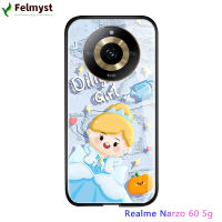 เคสฝาหลังกระจกเทมเปอร์เคสมันวาวกันกระแทกสำหรับ Realme 11 5G Realme Narzo 60 5G